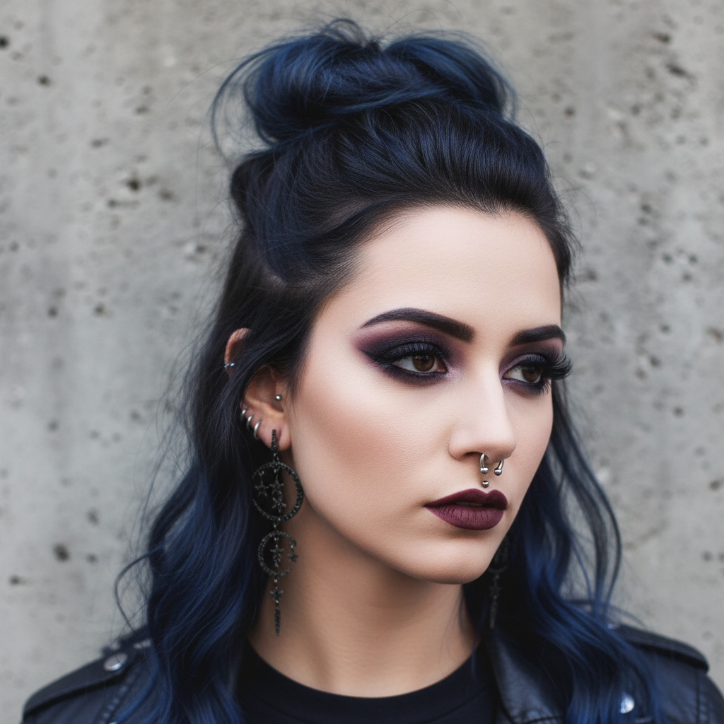 Celestial Cascade | Rhinestone Star & Moon Chandelier Earrings