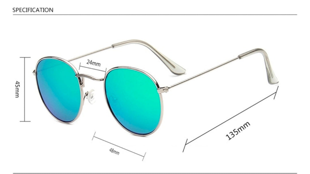 Glassveil | Retro round sunglasses